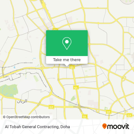 Al Tobah General Contracting map