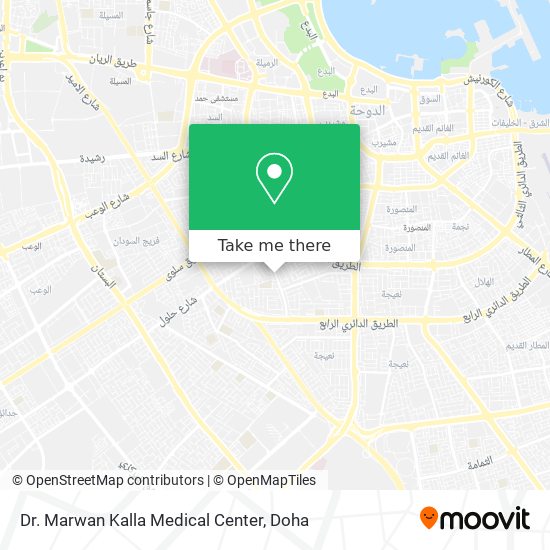 Dr. Marwan Kalla Medical Center map