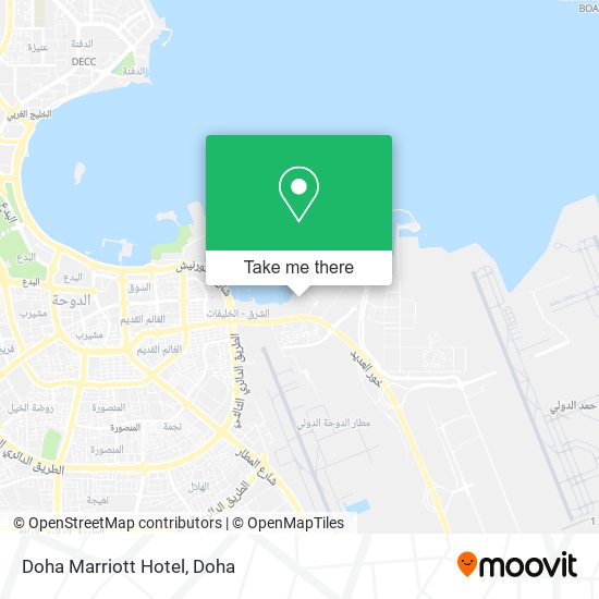Doha Marriott Hotel map