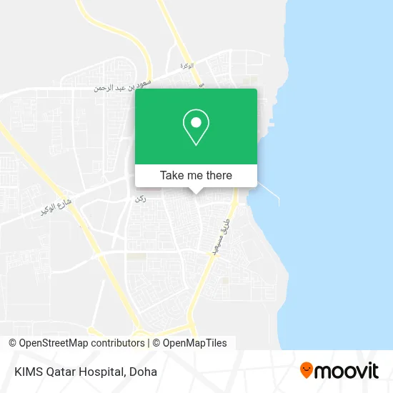 KIMS Qatar Hospital map