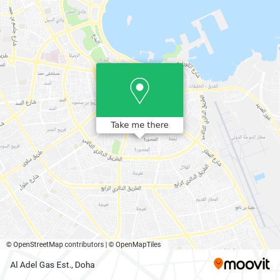 Al Adel Gas Est. map