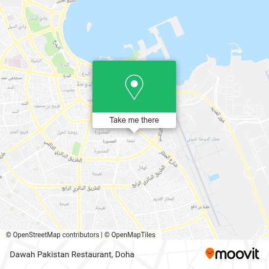 Dawah Pakistan Restaurant map