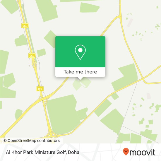 Al Khor Park Miniature Golf map