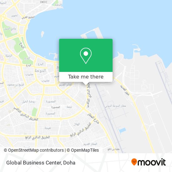 Global Business Center map