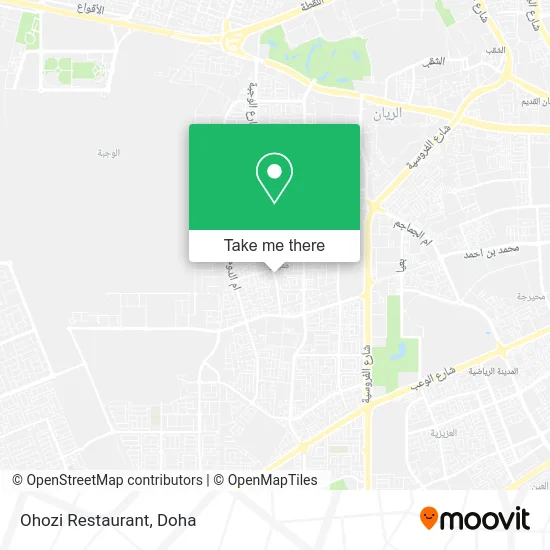 Ohozi Restaurant map