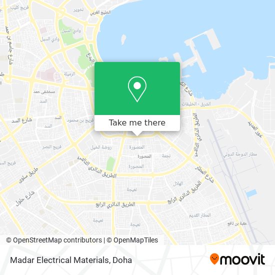 Madar Electrical Materials map