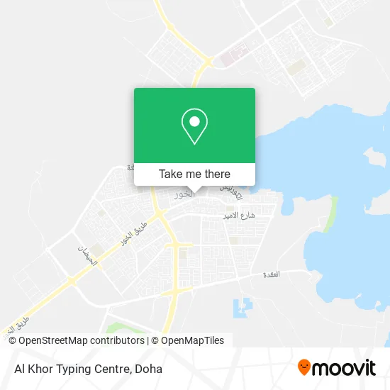 Al Khor Typing Centre map