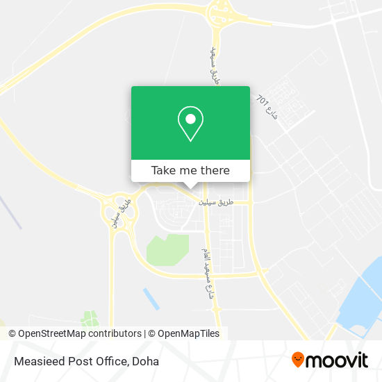 Measieed Post Office map