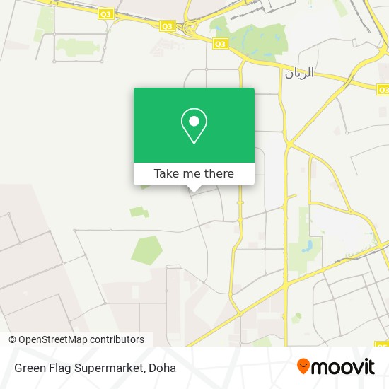 Green Flag Supermarket map