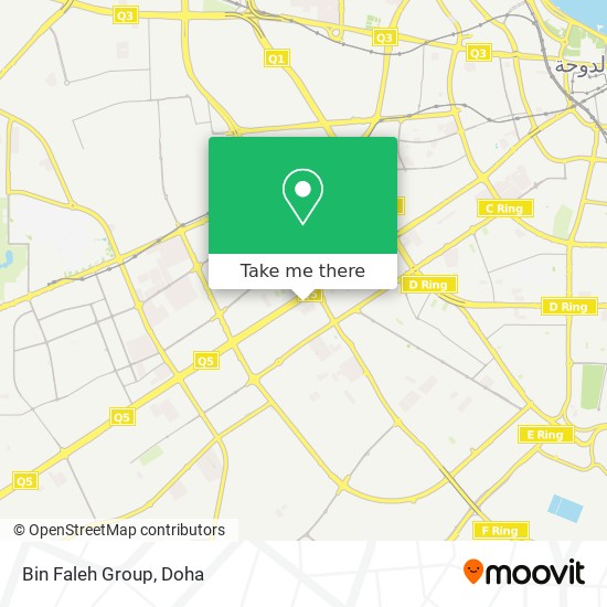 Bin Faleh Group map