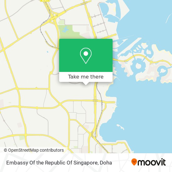 Embassy Of the Republic Of Singapore map