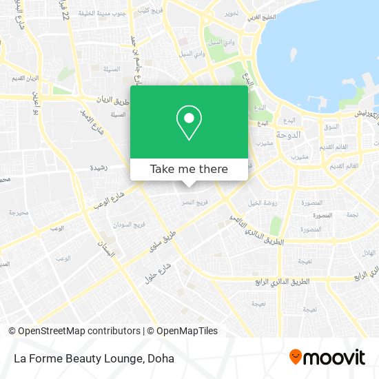 La Forme Beauty Lounge map