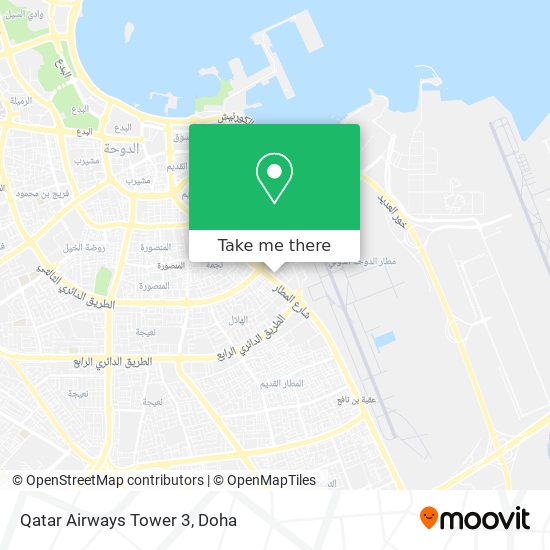 Qatar Airways Tower 3 map