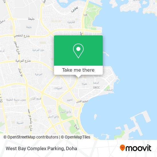 West Bay Complex Parking map