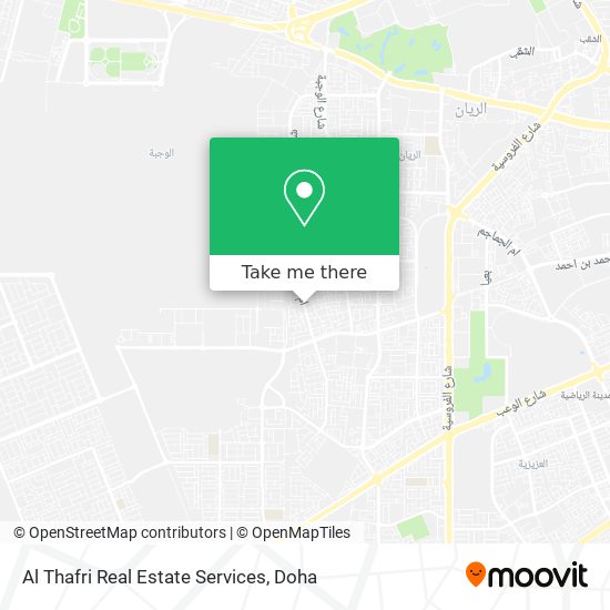Al Thafri Real Estate Services map