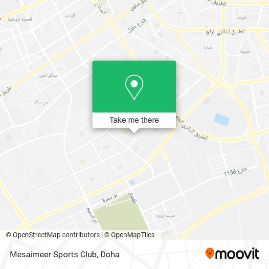 Mesaimeer Sports Club map