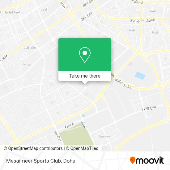 Mesaimeer Sports Club map