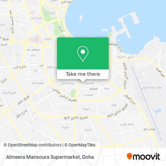 Almeera Mansoura Supermarket map