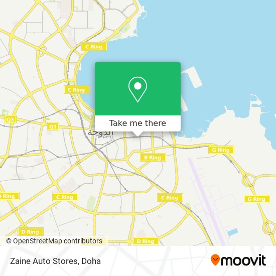 Zaine Auto Stores map