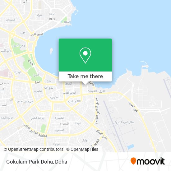 Gokulam Park Doha map