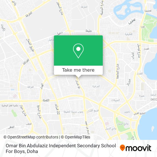 Omar Bin Abdulaziz Independent Secondary School For Boys map