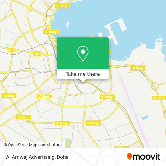 Al Amwaj Advertising map