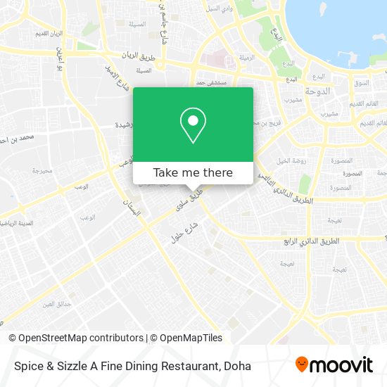 Spice & Sizzle A Fine Dining Restaurant map