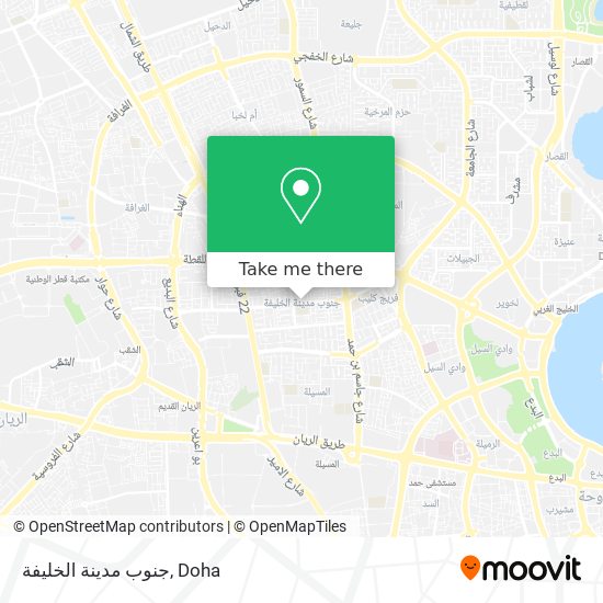 جنوب مدينة الخليفة map