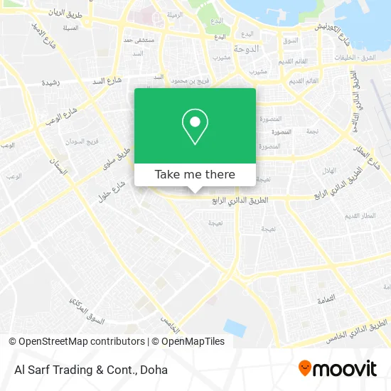 Al Sarf Trading & Cont. map