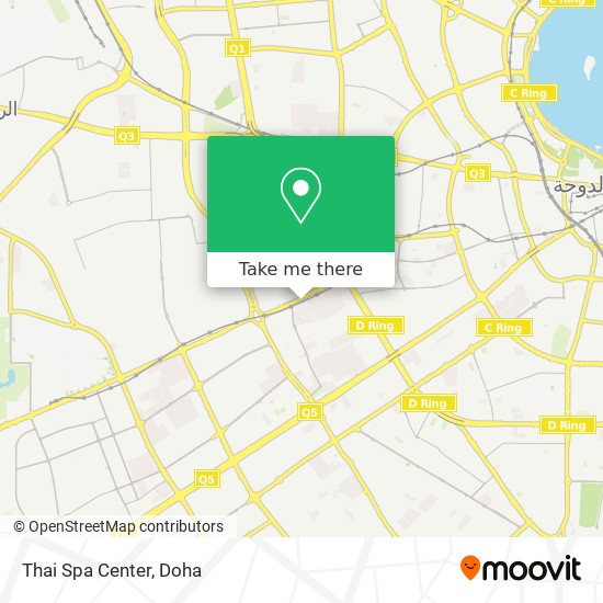 Thai Spa Center map