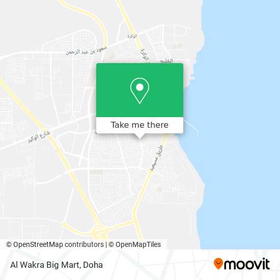 Al Wakra Big Mart map