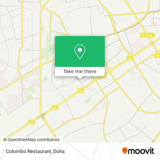 Colombo Restaurant map
