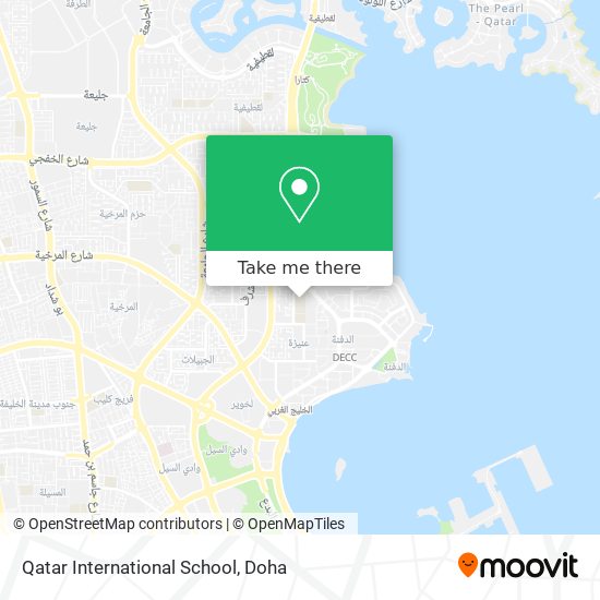 Qatar International School map