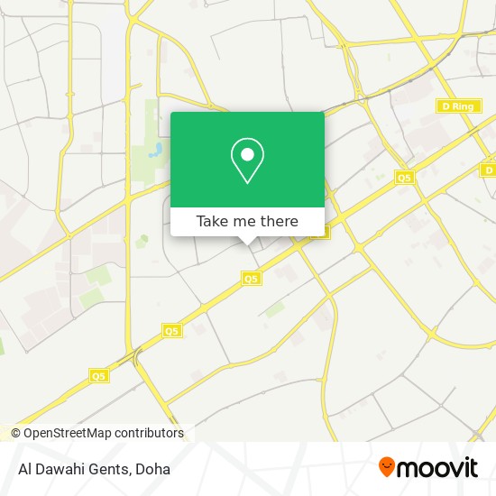 Al Dawahi Gents map