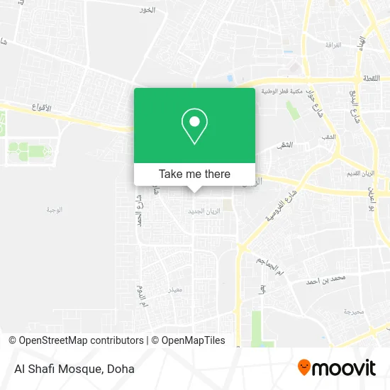 Al Shafi Mosque map
