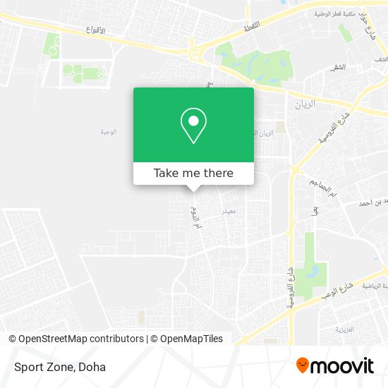 Sport Zone map