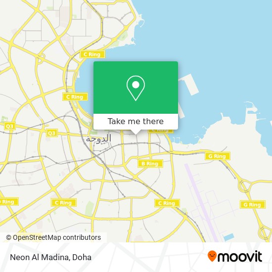 Neon Al Madina map