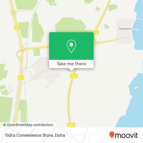 Sidra Convenience Store map