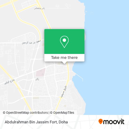 Abdulrahman Bin Jassim Fort map