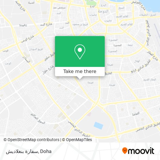 سفارة بنغلاديش map