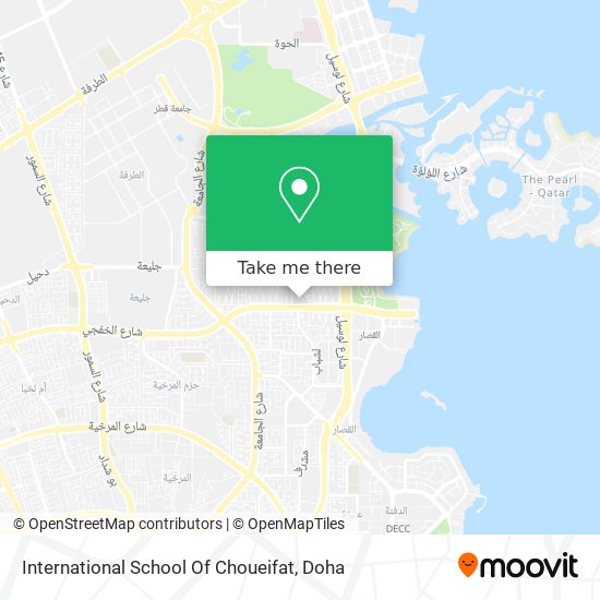 International School Of Choueifat map