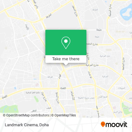 Landmark Cinema map