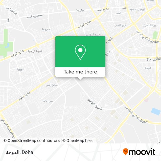 الدوحة map