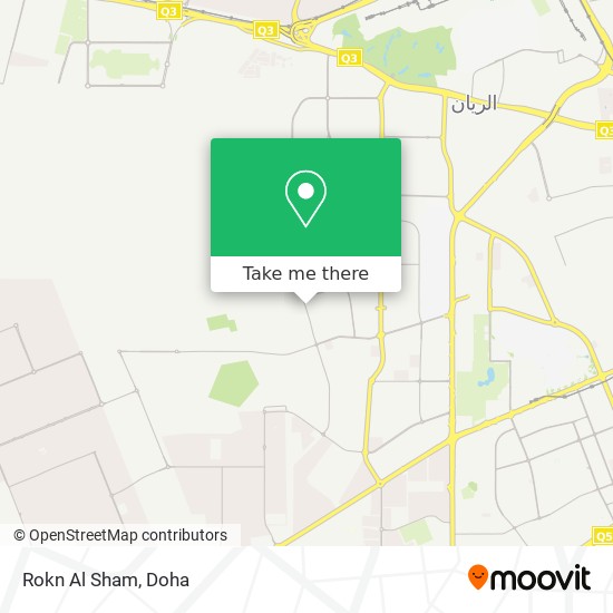 Rokn Al Sham map