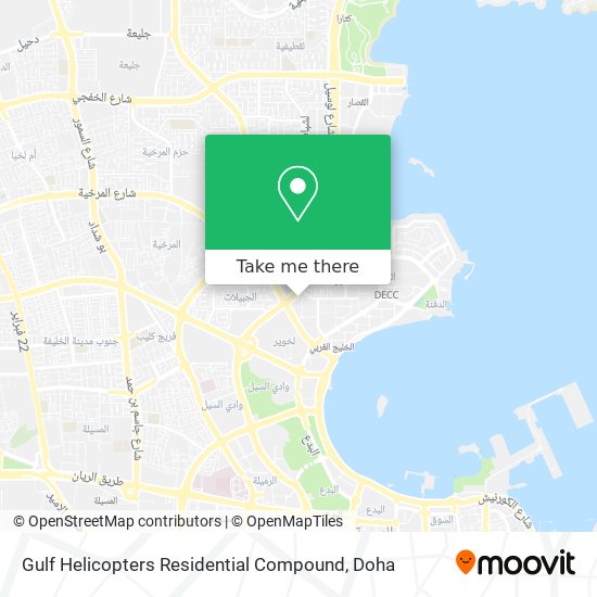 Gulf Helicopters Residential Compound map