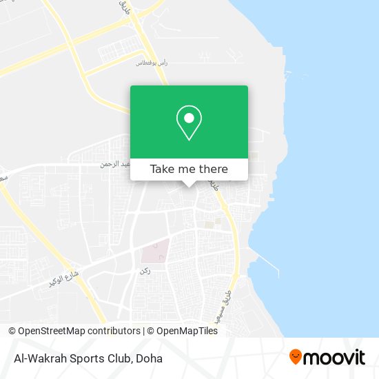 Al-Wakrah Sports Club map