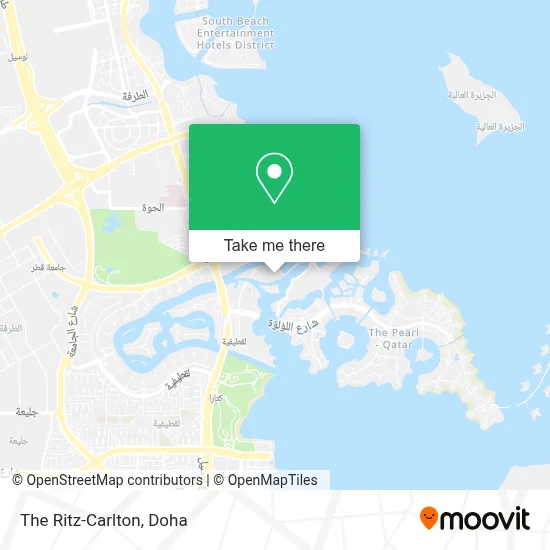 The Ritz-Carlton map