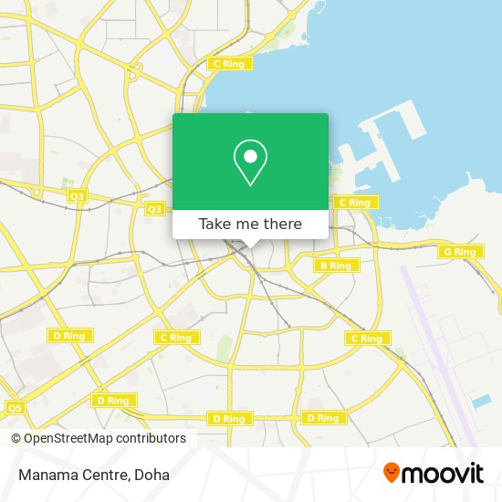 Manama Centre map