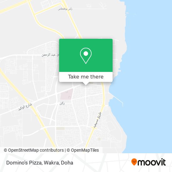 Domino's Pizza, Wakra map
