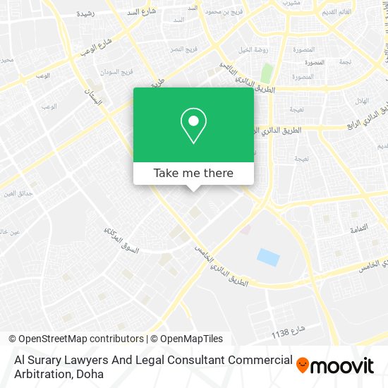 Al Surary Lawyers And Legal Consultant Commercial Arbitration map